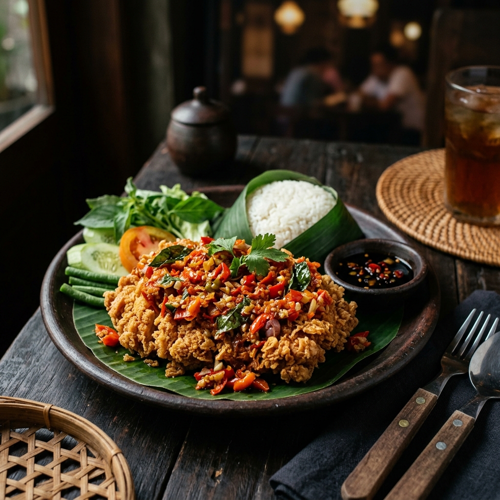 Ayam Geprek Menggugah Selera